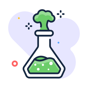 Chemical, Reaction, Chemistry, Experiment, Flask icon