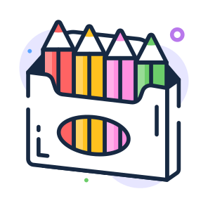 Color, Pencils, Stationery, Drawing, Drafting icon