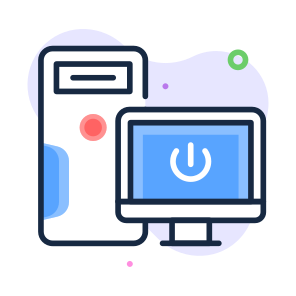 Computer, Desktop, Technology, Cpu, Workstation icon