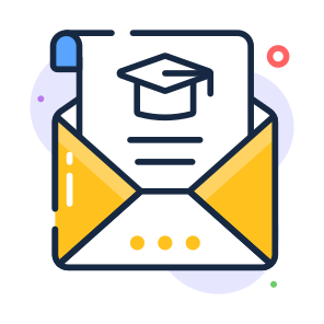 Educational, Mail, Communication, Academic, Letter icon