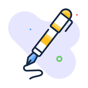 Fountain, Pen, Writing, Tool, Education icon