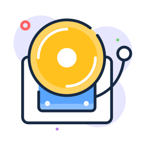 School, Bell, Ringer, Alert, Alarm icon