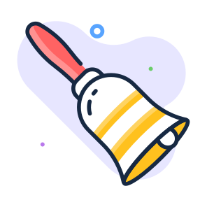 School, Bell, Sleigh, Hand Bell, Ringer icon