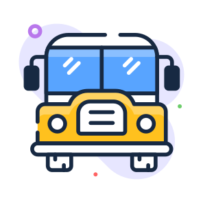 School, Bus, Travel, Transport, Vehicle icon