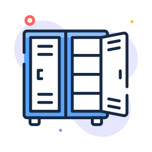 School, Locker, Student, Storage, Campus icon