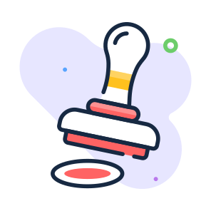 Stamp, Office, Approval, Office, School icon