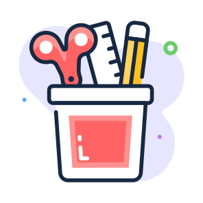 Stationery, School, Office, Supplies, Pencils icon