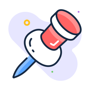 Thumbtack, Pushpin, Pin, Stationery, Noticeboard icon