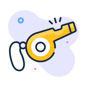 Whistle, Sports, Blowing, Coaching, Instrument icon