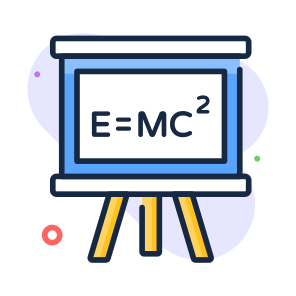 Whiteboard, Mathematics, Math, Board, Equations icon