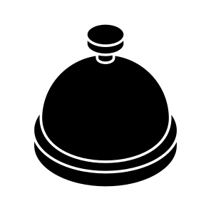 Cloche, Covered, Serving, Dish, Food icon