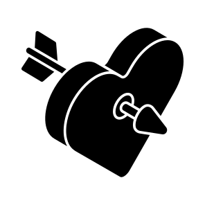 Cupid, Heart, Love, Affection, Passion icon