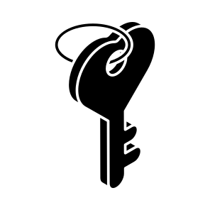 Heart, Key, Love, Passion, Valentine icon