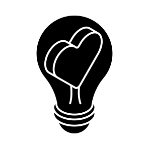 Romantic, Idea, Creativity, Innovation, Bulb icon