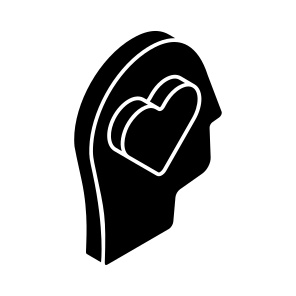 Romantic, Mind, Head, Romance, Peace icon