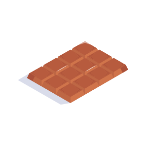 Chocolate, Bar, Sweet, Dessert, Snack icon