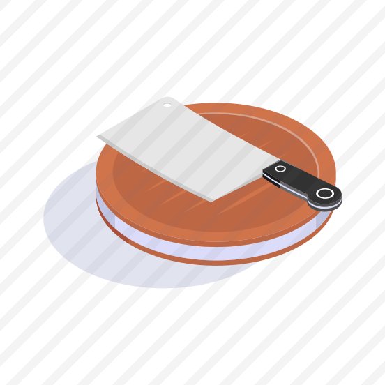 Chopping, Board, Knife, Cleaver, Kitchen preview