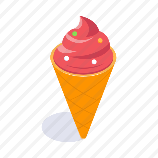 Ice Cream, Cone, Dessert, Sweet, Frozen preview