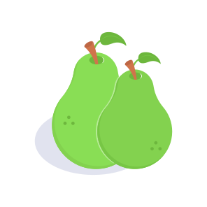 Pears, Pyrus, Organic, Food, Fruit icon