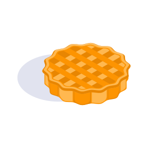 Pie, Cake, Dessert, Pastry, Baked icon