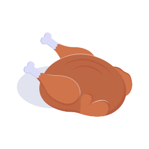 Roast, Turkey, Chicken, Meal, Meat icon
