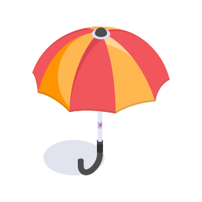 Umbrella, Sunshade, Protection, Parasol, Shade icon