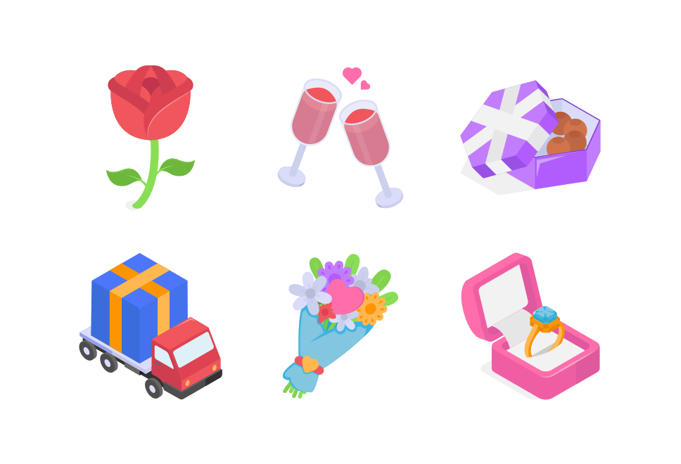 Valentine Day Large Set Preview