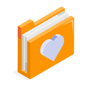 Love, Folder, Heart, Love, Organization icon