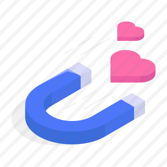 Love, Magnet, Attraction, Affection, Connection preview