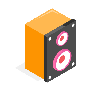 Speaker, Stereo, Audio, Sound, Muci icon