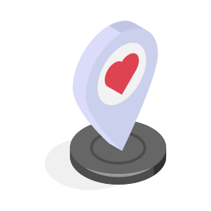 Special, Favorite, Location, Heart, Valentines icon