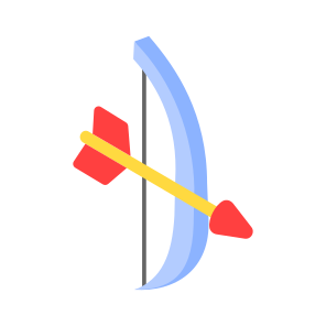 Cupid, Bow, Arrow, Archery, Target icon