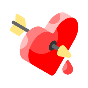Cupid, Heart, Love, Affection, Passion icon