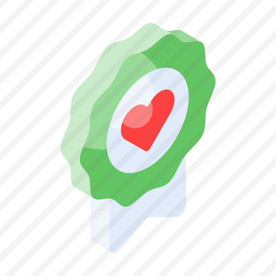 Heart, Love, Affection, Badge, Emblem preview