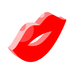 Lips, Romantic, Valentine, Love, Affection icon