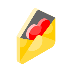 Love, Letter, Communication, Affection, Romantic icon