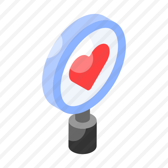 Love, Search, Finding, Magnifier, Loupe preview