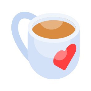 Teacup, Love, Tea, Cup, Heart icon