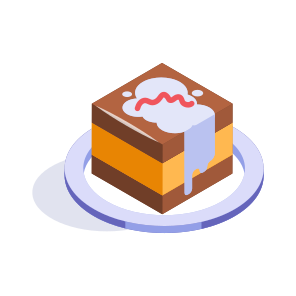 Cake, Dessert, Christmas, Traditional, Chocolate icon