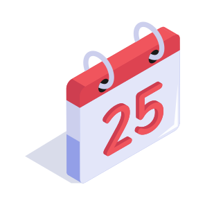 Calendar, Christmas, Holiday, Celebration, Almanac icon