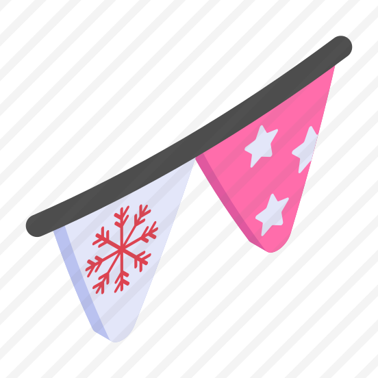 Garlands, Decoration, Pennants, Buntings, Streamer preview