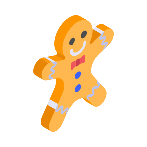 Gingerbread, Cookie, Biscuit, Man, Sweet icon