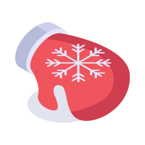 Mitten, Winiter, Glove, Christmas, Gauntlets icon