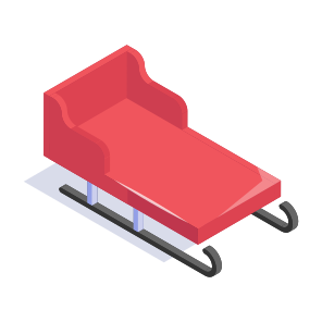 Sleigh, Transport, Conveyance, Vehicle, Ride icon