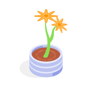 Flower, Plant, Potted, Houseplant, Indoor Plant icon