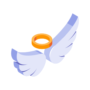 Angel, Wings, Halo, Holy, Spirit icon