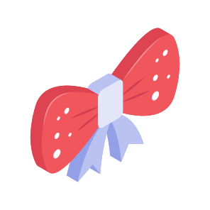 Bow, Decorative, Festive, Ribbon, Bowtie icon