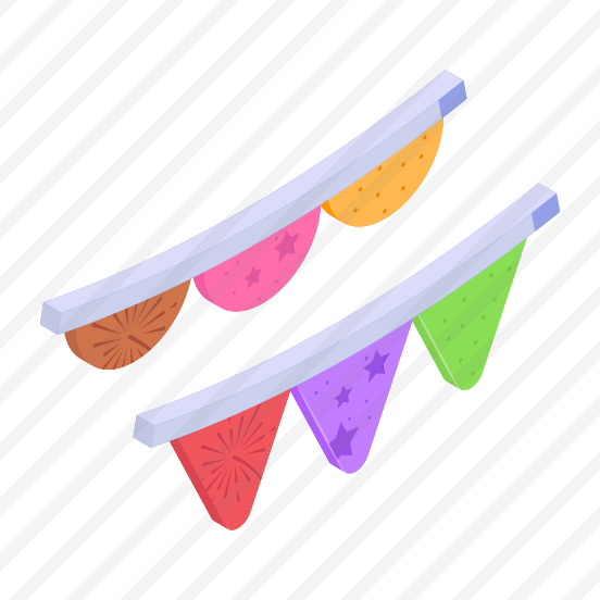 Bunting, Flags, Garlands, Decoration, Party preview