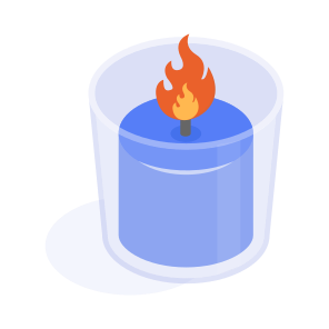 Candle, Candlelight, Lit, Illumination, Flame icon