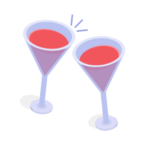 Cheers, Party, New Year, Celebration, Toasting icon